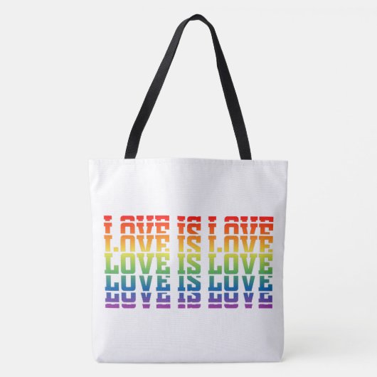 Love is Canvas tas (Voorkant)