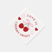 Love Is Cherry Sweet Bridal Shower Servet (Hoek)