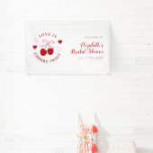 Love Is Cherry Sweet Bridal Shower Spandoek (Insitu)