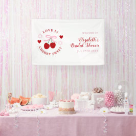 Love Is Cherry Sweet Bridal Shower Spandoek