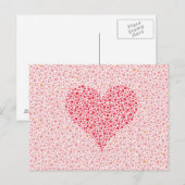 Love is Color Blind Heart Silhouette Briefkaart (Voorkant / Achterkant)