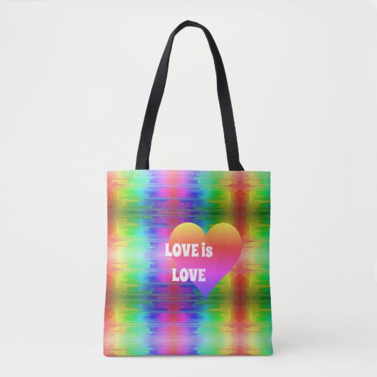 Love is Colorful Tote Bag (Voorkant)