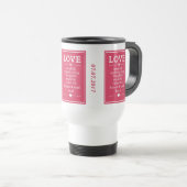 Love is ...custom names & date mokken (Voorkant rechts)