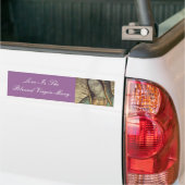LOVE IS DE BLESSEN VIRGIN MARY BUMPERSTICKER (Op Truck)