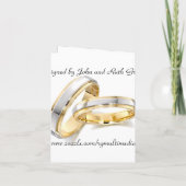 Love is Divine Renewing Vows Invitation (Achterkant)