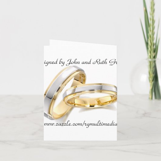 Love is Divine Renewing Vows Invitation (Achterkant)