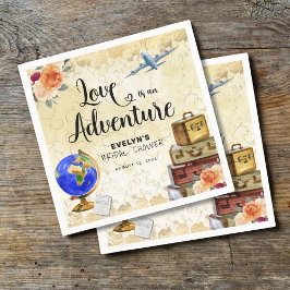Love is een Adventure Vrijgezellenfeest Servet