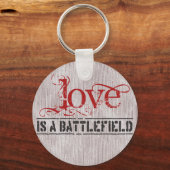 LOVE IS EEN BATTLEFIELD SLEUTELHANGER (Voorkant)
