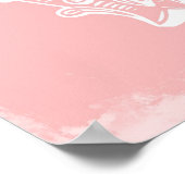 LOVE IS EEN CIRCUS-AFDRUKKING:PINK POSTER (Hoek)