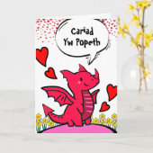 Love Is Everything beroemd gemaakt door Welsh Scha Kaart (Gele Bloem)