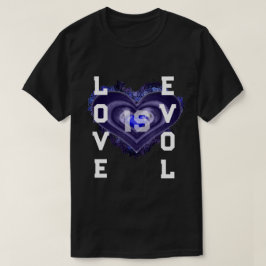 LOVE IS EVIL V2 door J.H. Thornton T-shirt