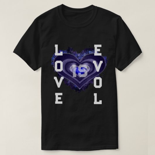 LOVE IS EVIL V2 door J.H. Thornton T-shirt (Design voorkant)