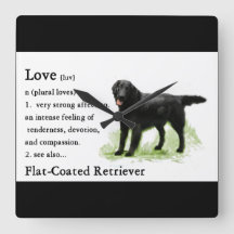 Love is Flat Coated Retriever
