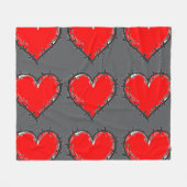 Love is fleece deken (Voorkant (Horizontaal))