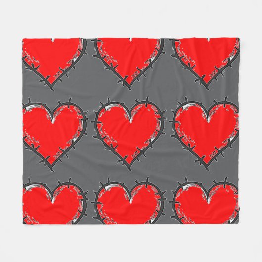 Love is fleece deken (Voorkant (Horizontaal))