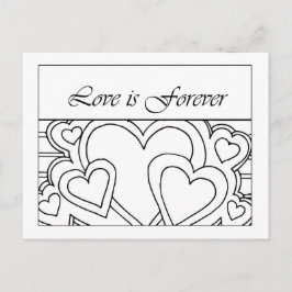 Love is Forever Drawing Briefkaart