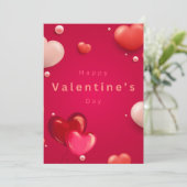 Love Is Found in Small Gestures,Valentine Day Card Feestdagenkaart (Staand voorkant)