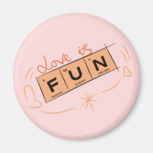 Love Is Fun Magneet (Voorkant)