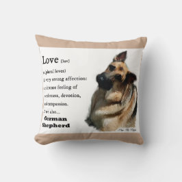 Love is German Shepherd Gifts Kussen