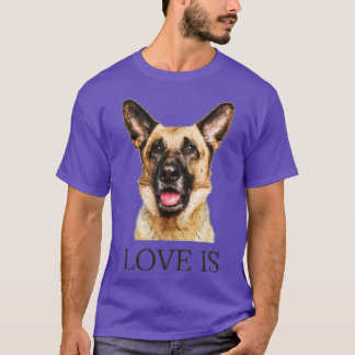 Love is German Shepherd T-shirt