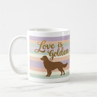 Love is Golden Coffee Mug Koffiemok