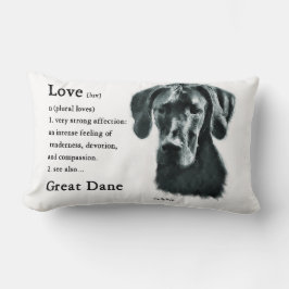 Love Is Great Dane Cadeaus Kussen