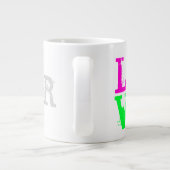 LOVE is groter dan FEAR Grote Koffiekop (Achterkant)