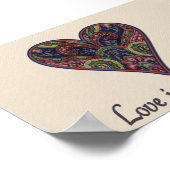 LOVE is het antwoord Poster (Hoek)