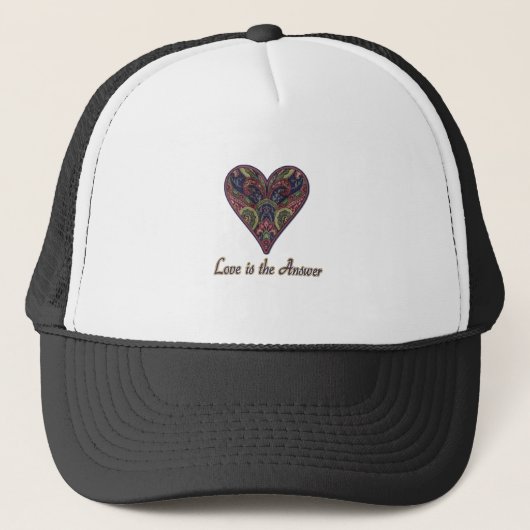 LOVE is het antwoord Trucker Pet (Voorkant)
