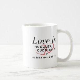 Love Is Huggles Knuffels Kusjes & Kamp; Scheten Br Koffiemok