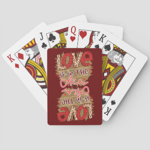 LOVE IS IN AIR romantic Valentijnsdag gift Pokerkaarten