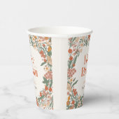 Love is in Bloom Boho Wildflower Bridal Shower Papieren Bekers (Rechts)