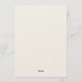 Love Is in Bloom Bridal Shower-Floral Garden Theme Kaart (Achterkant)