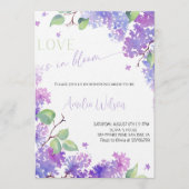 Love Is in Bloom Bridal Shower-Floral Garden Theme Kaart (Voorkant)