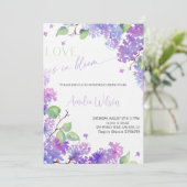 Love Is in Bloom Bridal Shower-Floral Garden Theme Kaart (Staand voorkant)