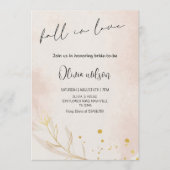 Love Is in Bloom Bridal Shower-Floral Garden Theme Kaart (Voorkant)