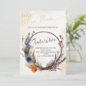 Love Is in Bloom Bridal Shower-Floral Garden Theme Kaart (Staand voorkant)