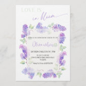 Love Is in Bloom Bridal Shower-Floral Garden Theme Kaart (Voorkant)