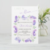 Love Is in Bloom Bridal Shower-Floral Garden Theme Kaart (Staand voorkant)