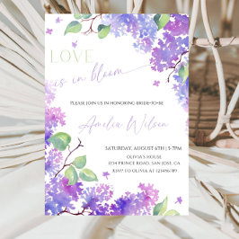 Love Is in Bloom Bridal Shower-Floral Garden Theme Kaart