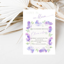 Love Is in Bloom Bridal Shower-Floral Garden Theme Kaart