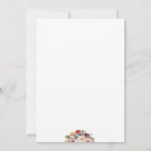 Love is in Bloom Brides Photo Vrijgezellenfeest Kaart (Achterkant)