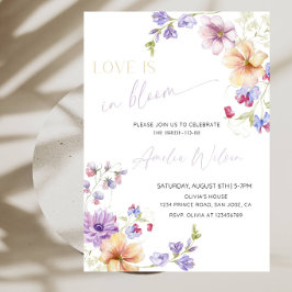 Love Is in Bloom Bruidsfeest - Bloemrijke Tuin Bru Kaart