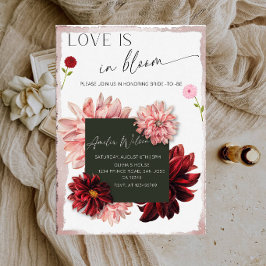 Love Is in Bloom Bruidsfeest - Bloemrijke Tuin Bru Kaart