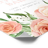 Love Is In Bloom Flower Bar Station Sign Poster (Hoek)