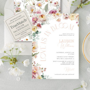 Love Is In Bloom Peach Pink Vrijgezellenfeest Kaart