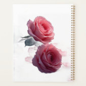 Love is in Bloom Pink Roses Romantic Valentine's  Planner (Achterkant)