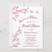 Love Is In Bloom | QR Code Register Bruiloft Feest Kaart (Voorkant)