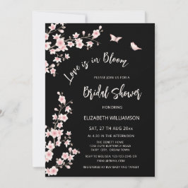 Love Is In Bloom | QR Code Registry Bridal Shower Kaart
