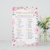 Love is in Bloom Shower What’s in Your Purse Game (Staand voorkant)